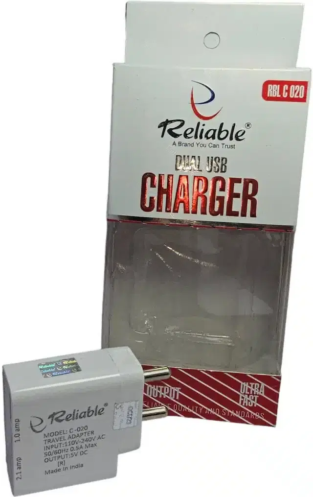 Ultra Fast Micro USB Mobile Charger, White