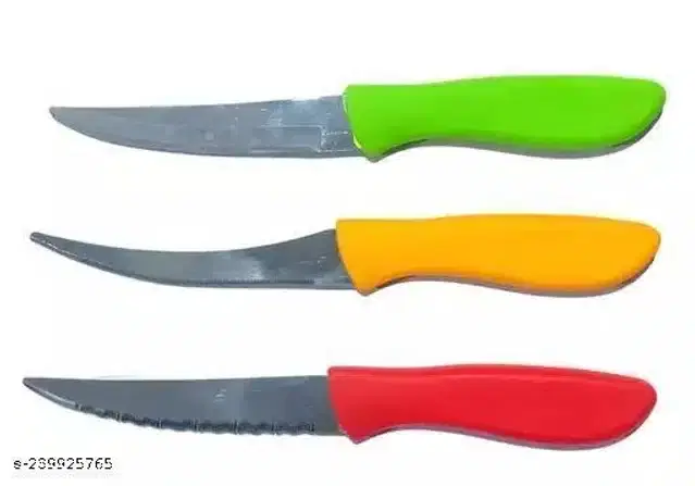 Knives for Kitchen, Multicolour, Pack of 3