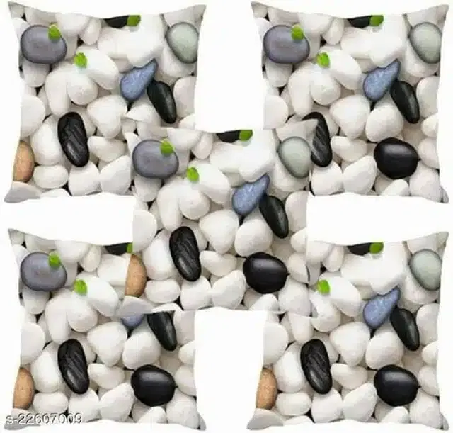Cushion Cover for Home, Multicolor, 16x16 inches, Pack of 5
