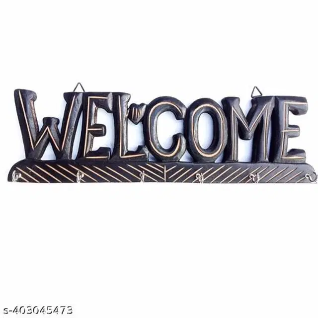 Wooden Key Holder, Brown