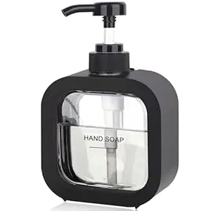 Plastic Refillable Liquid Soap Dispenser for Bathroom, Multicolor, 300 ml, Pack of 1