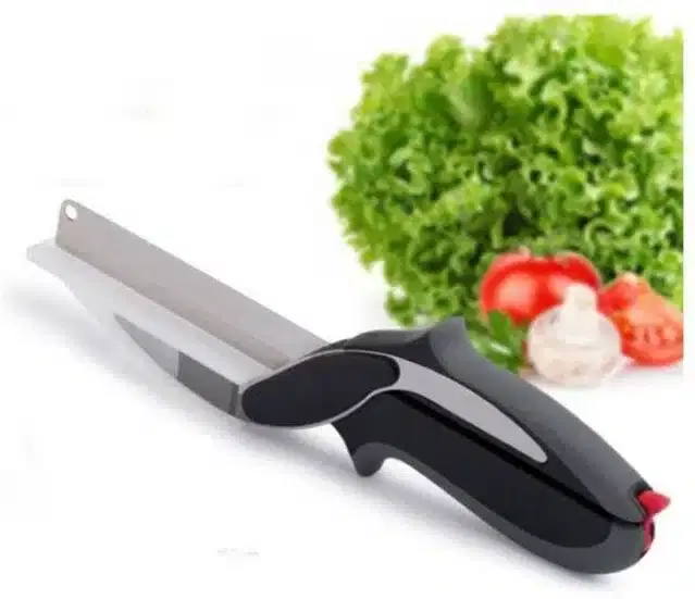 2 in 1 Steel Clever Cutter, Black