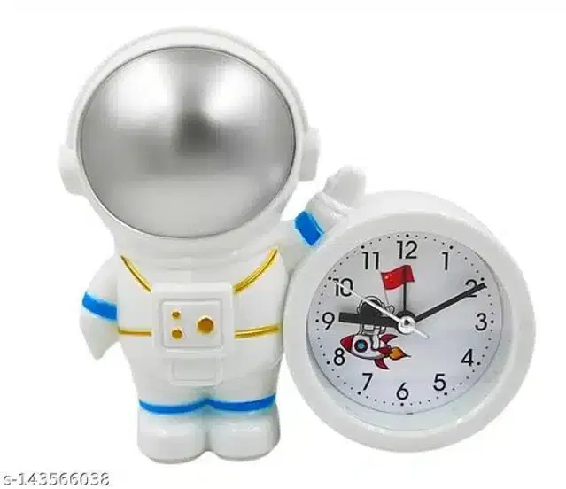 Space Theme Table Alarm clock, Multicolor