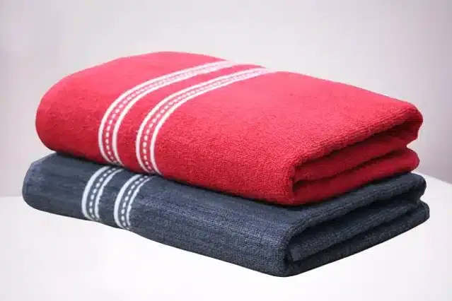 Bath Towel, 27x54 inches, Pack of 2, Multicolor