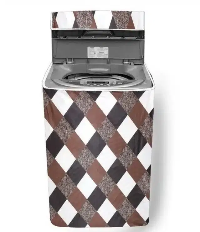Knit Printed Top Load Washing Machine Cover, Multicolor