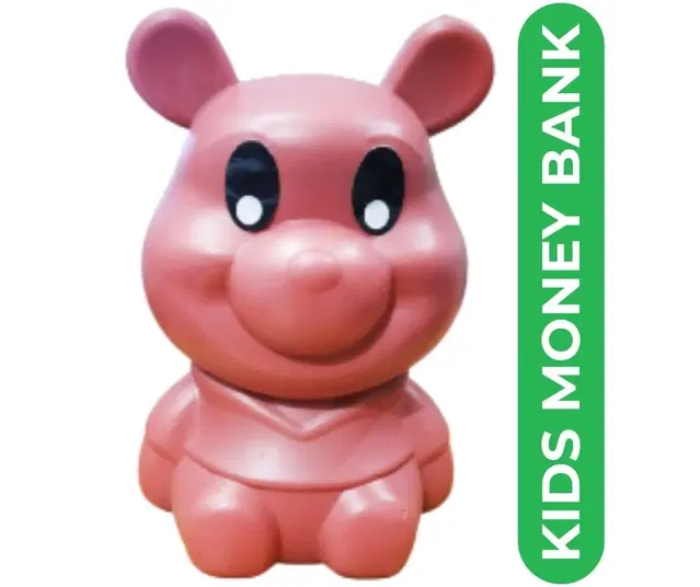 Plastic Money Bank for Kids, Red