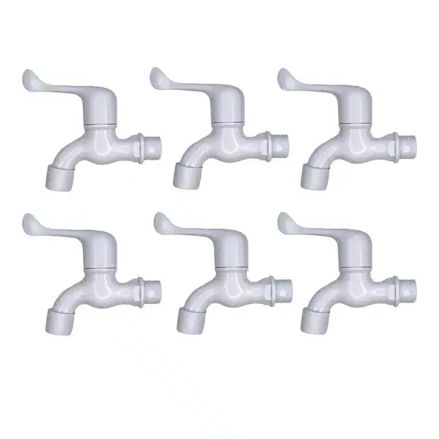 Water Tap, Pack of 6, White