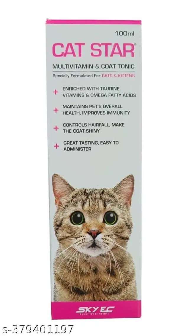 Cat Star Multivitamin & Coat Tonic for Cats, 100 ml