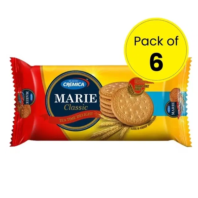 Cremica Marie Classic Cookies 6X63.88 g (Pack of 6)