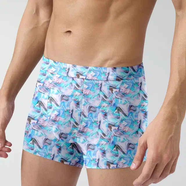 Micro Modal Printed Trunk for Men (Multicolor, S)