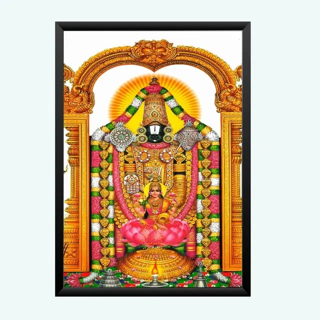 Polyester Photo Frame, Black, 5x7 inches