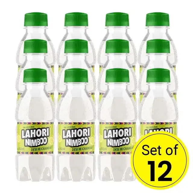 Lahori Nimboo Soda 160 ml (Set of 12)