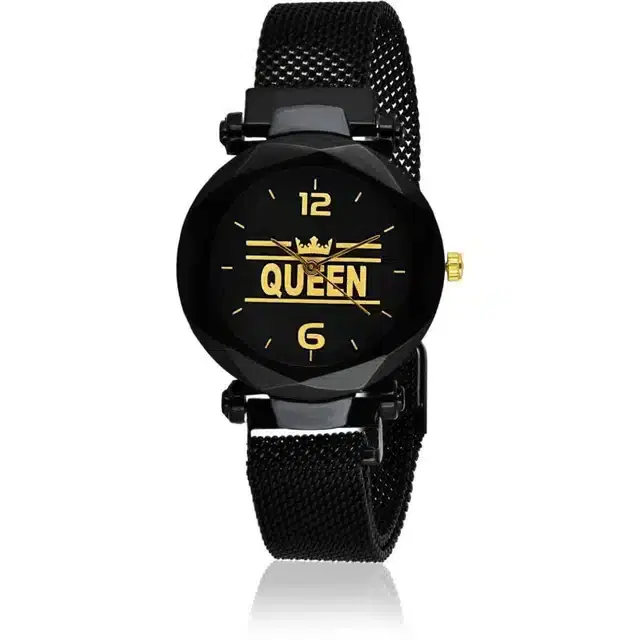 Women's Analog Watches, Pack of 1 (Black)