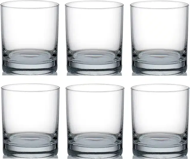 Liquor cum Cocktail Glasses, Transparent, 280 ml, Pack of 6