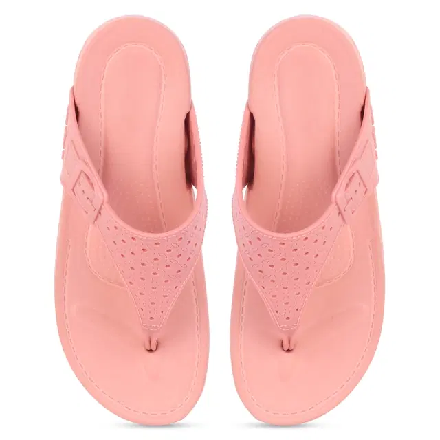 Flipflops for Women (Peach, 5)