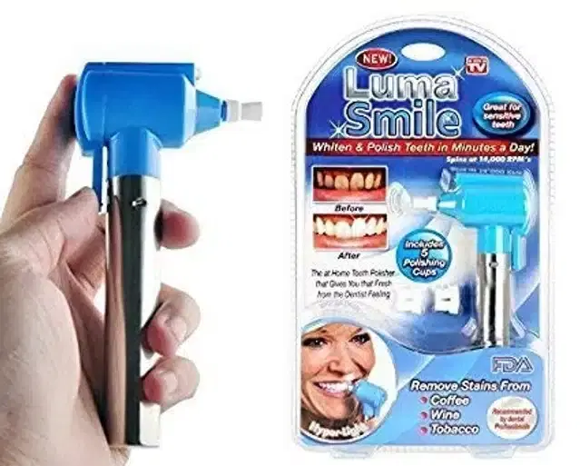 Tooth Stain Remover with LED Light, Multicolor