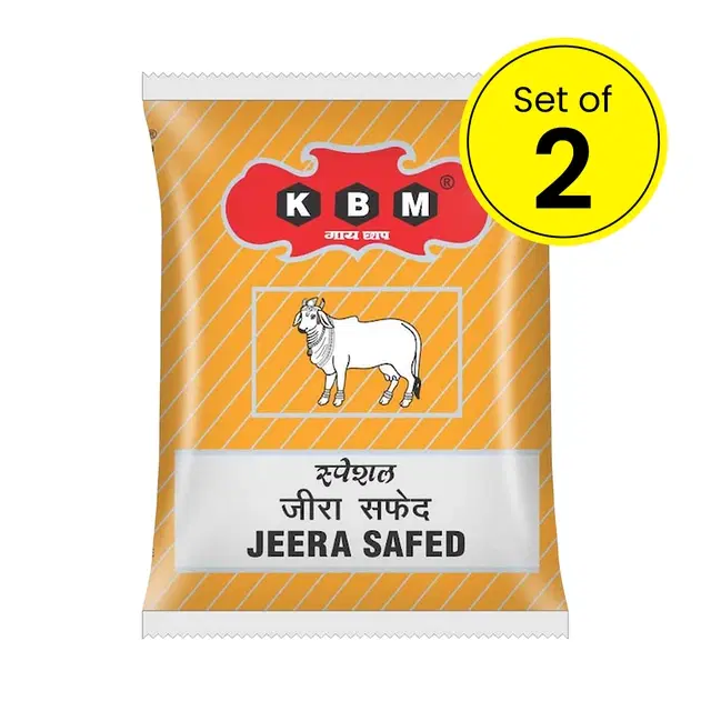 KBM Gai Chaap Cumin (Jeera) Sabut, 2X100 g (Set Of 2)