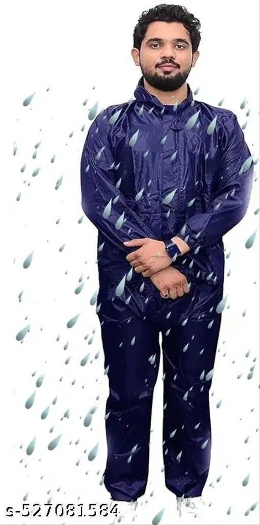 Polyester Solid Raincoat for Men/women, Multicolour (S)