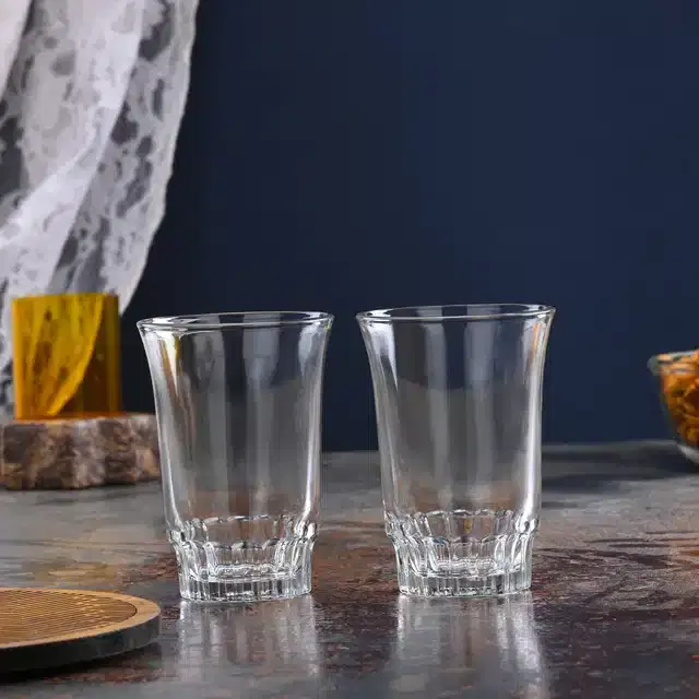 Liquor cum Cocktail Glasses, Transparent, 150 ml, Pack of 2