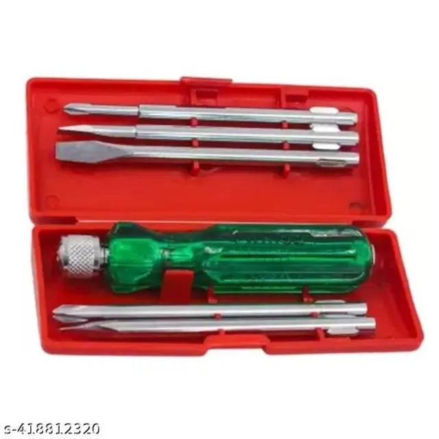 5 in 1 Screw Driver Set, Multicolor, Set of 1
