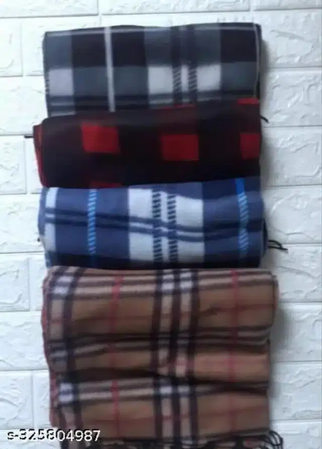 Cotton Mufflers for Unisex, Set of 4 (Multicolour)