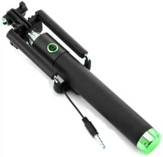Plastic Selfie Stick for All Smart Phones, Black