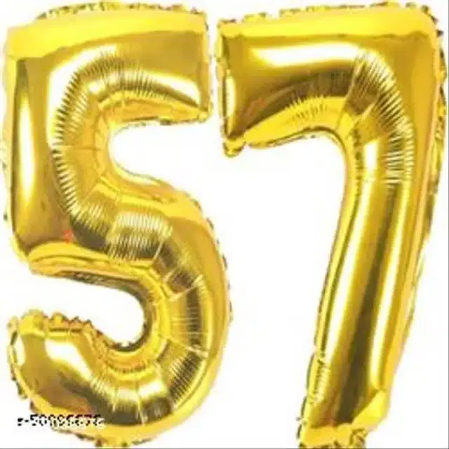 Number Foil Balloon, Assorted, Pack of 1