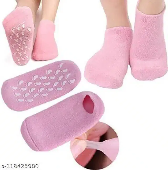Moisturizing Silicon Gel Socks, Assorted