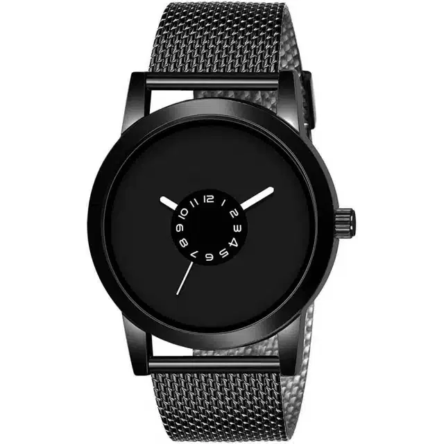 Analog Watch for Boys (Black)