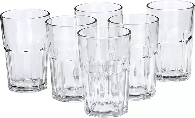 Liquor cum Cocktail Glasses, Transparent, 160 ml, Pack of 6