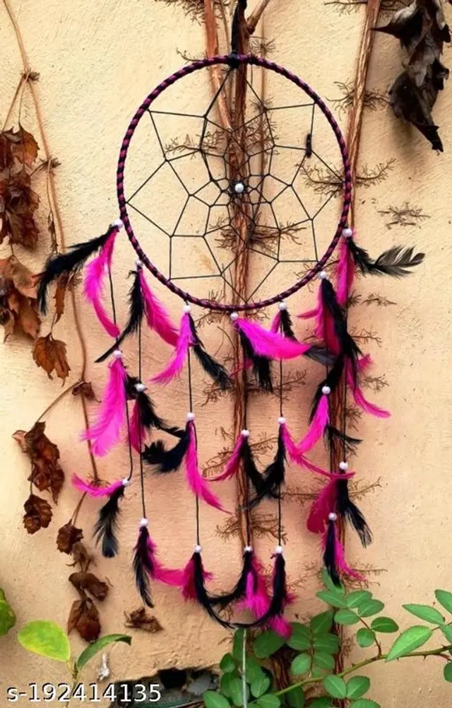 Feather Wall Hanging Dream Catcher, Multicolor
