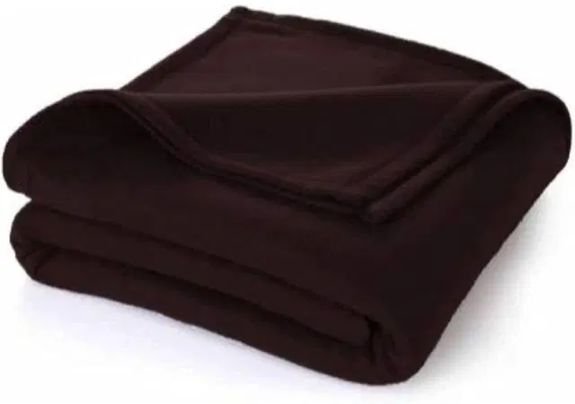 Fleece Blanket, Brown, 60x90 Inches