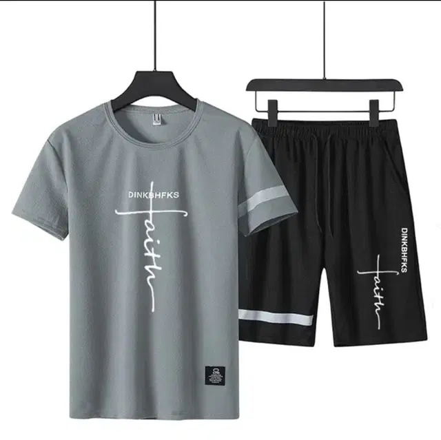 Polyester Printed Co-Ord Set for Men, Multicolour (XL)