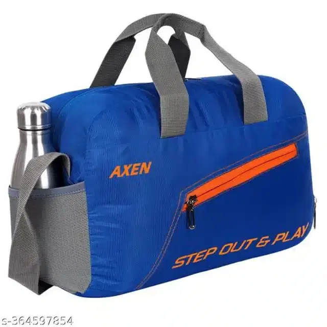 Polyester Gym Bag for Men & Women, Royal Blue