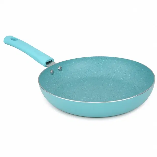 TerraHome Non-Stick-Aluminum Frying Pan-1400 ml,24cm, Green