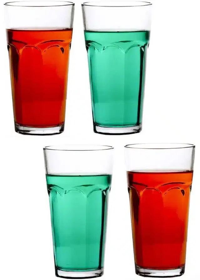 Liquor cum Cocktail Glasses, Transparent, 300 ml, Pack of 4