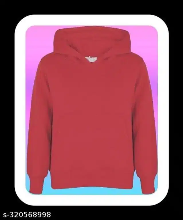 Full Sleeves Sweatshirts for Women (Red, S)