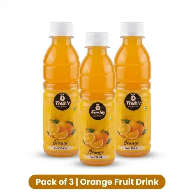 Freshly Orange Juice 250 ml (Pack Of 3)