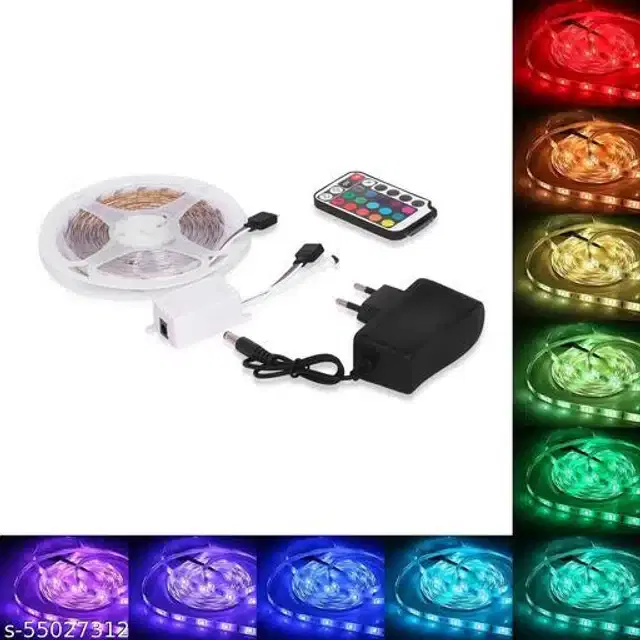 Remote Control LED Strip Lights, Multicolor, 4 m