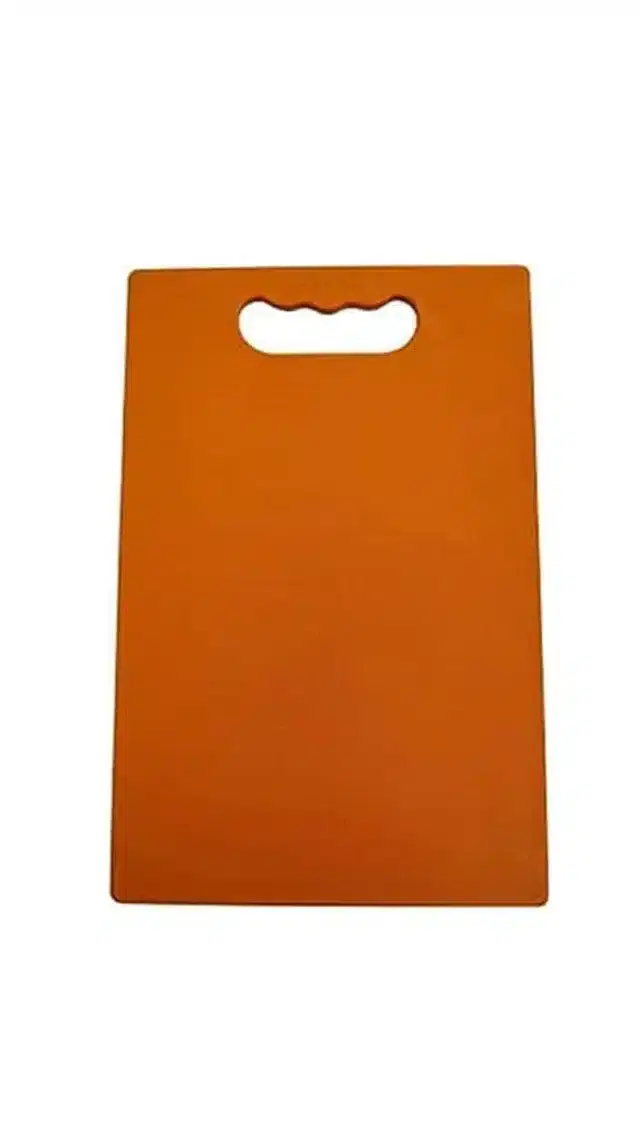 Plastic Vegetable Cutting Board, Brown, 20x15 cm