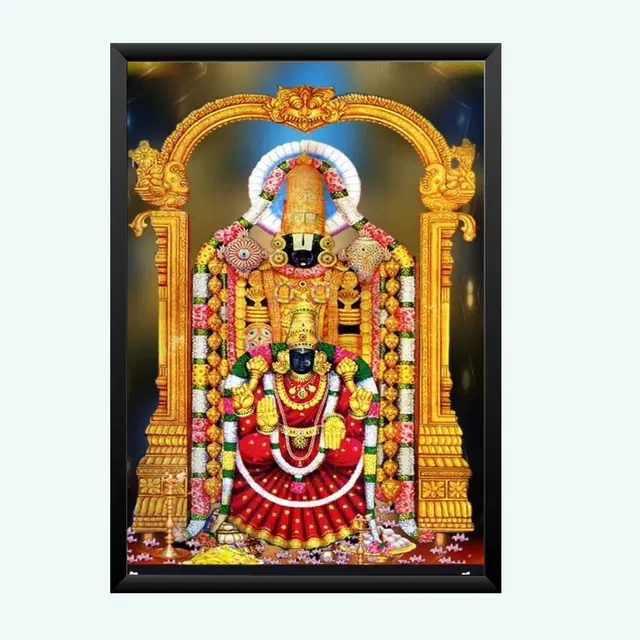 Polyester Photo Frame, Black, 5x7 inches