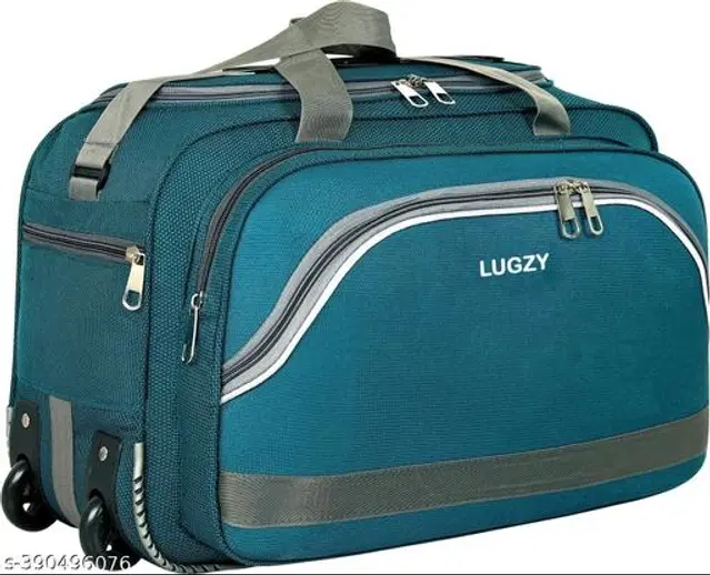 Polyester Duffel Bags, Turquoise