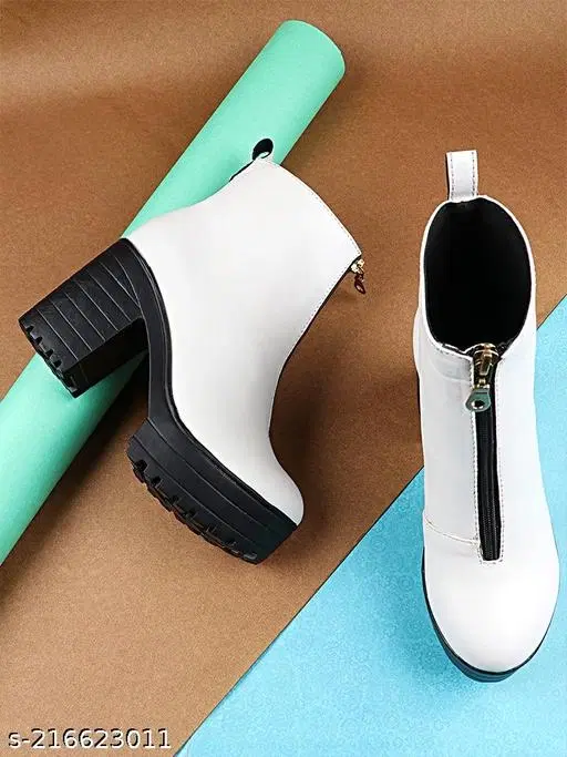 Shoetopia Girls Boots - White (12-13 Years)