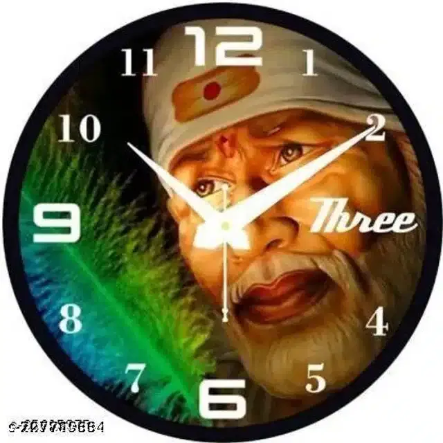 Designer Analog Wall Clock, Multicolor