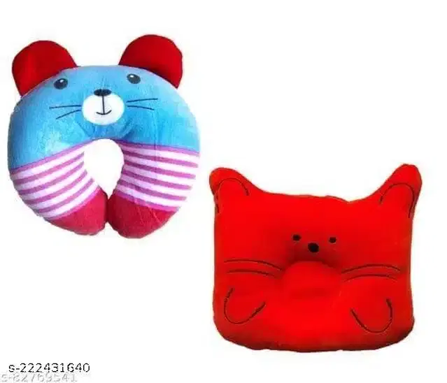 Pillow for Baby, Multicolor, Pack of 2