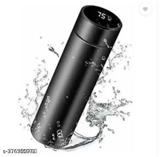 Temperature Water Bottles, Black, 500 ml