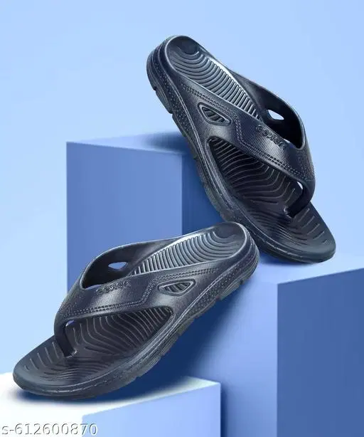 Paragon EVA Flip-flops for Men (Navy Blue, 6)