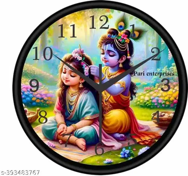 Analog Wall Clock for Home, Multicolor