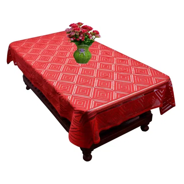 PVC Printed 4 Seaters Table Cover, Multicolor, 40x60 inches