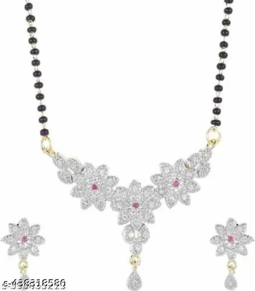 Pink Mangalsutra Set for Women (Free Size)